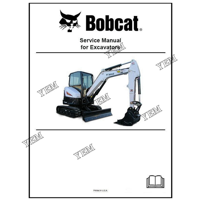 320 322 Excavator Service Manual Part # 6724910 For Bobcat Parts
