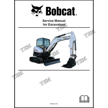 XZ75 Excavator Service Manual Part # 22990683 For Bobcat Parts