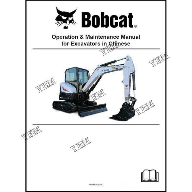 331 334 Excavator Chinese Operation and Maintenance Manual Part # 6986942CN For Bobcat Parts