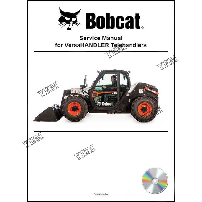 TL360 Th Service Manual on CD Part # 6990100CD For Bobcat Parts