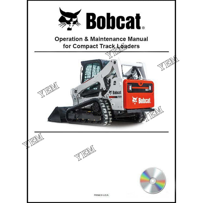 T590 Loader Operation and Maintenance Manual Part # 6990692ENUSCD For Bobcat Parts