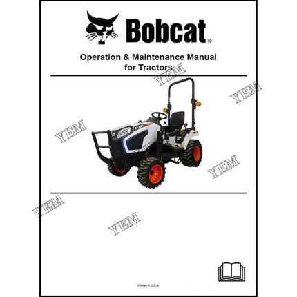 CT120 Tractor Operation and Maintenance Manual Part # 6986522 For Bobcat Parts