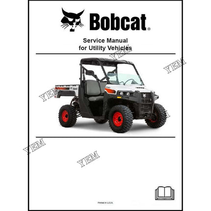 2100 Utility Vehicle Service Manual Part # 6901987 For Bobcat Parts