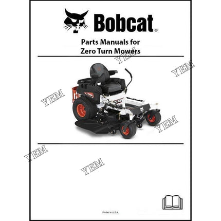 7422050 ZT6100 Mower Parts Manual For Bobcat ZT Zero-Turn Ride-On Mowers